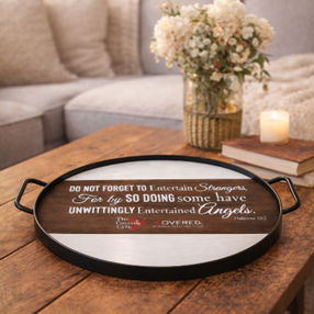 Round Serving Tray